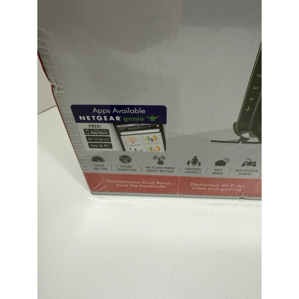NEW NETGEAR Wi-Fi Router Wireless N600 Dual Band Router New Sealed - Picture 5 of 9